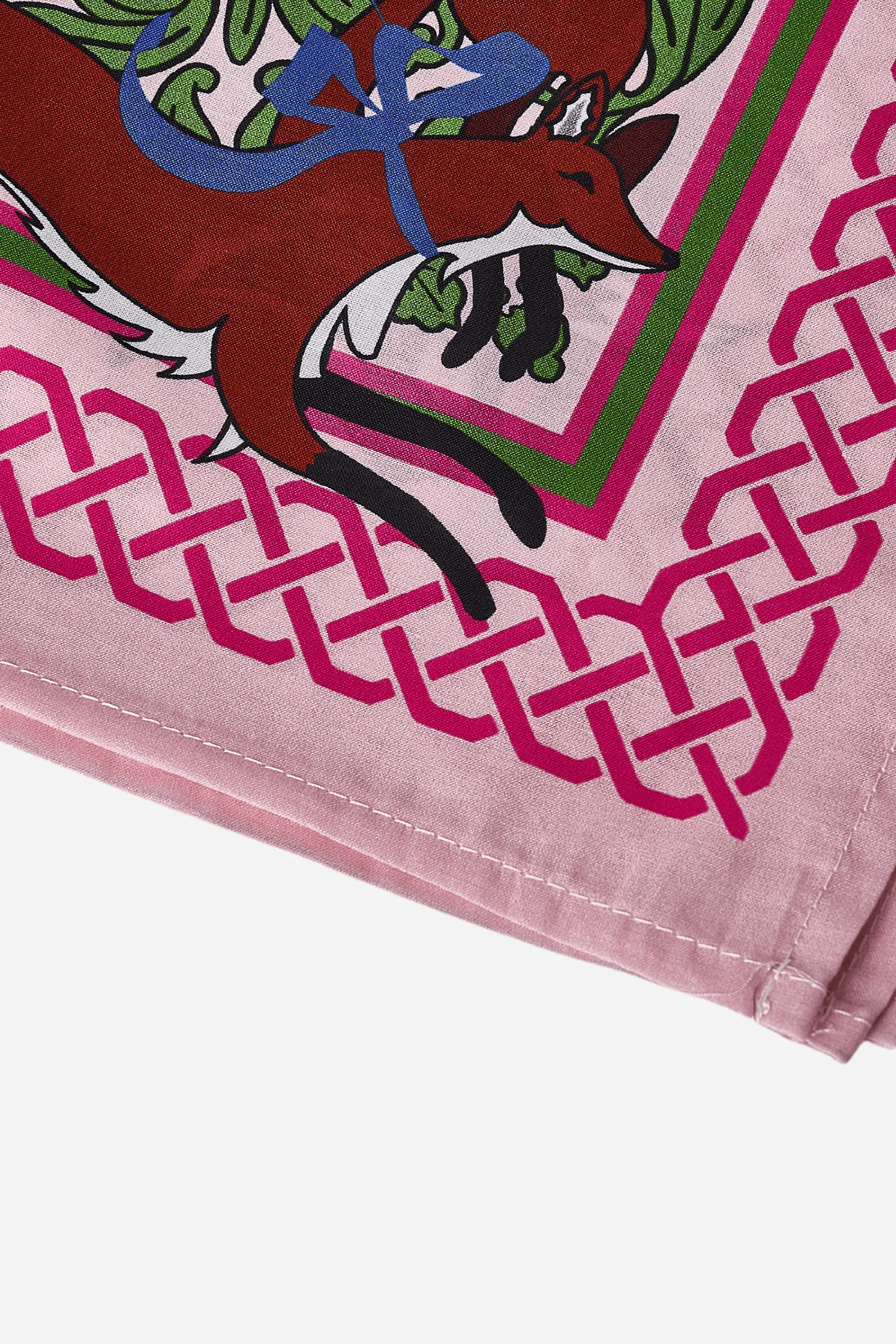 Pink Foxes Scarf