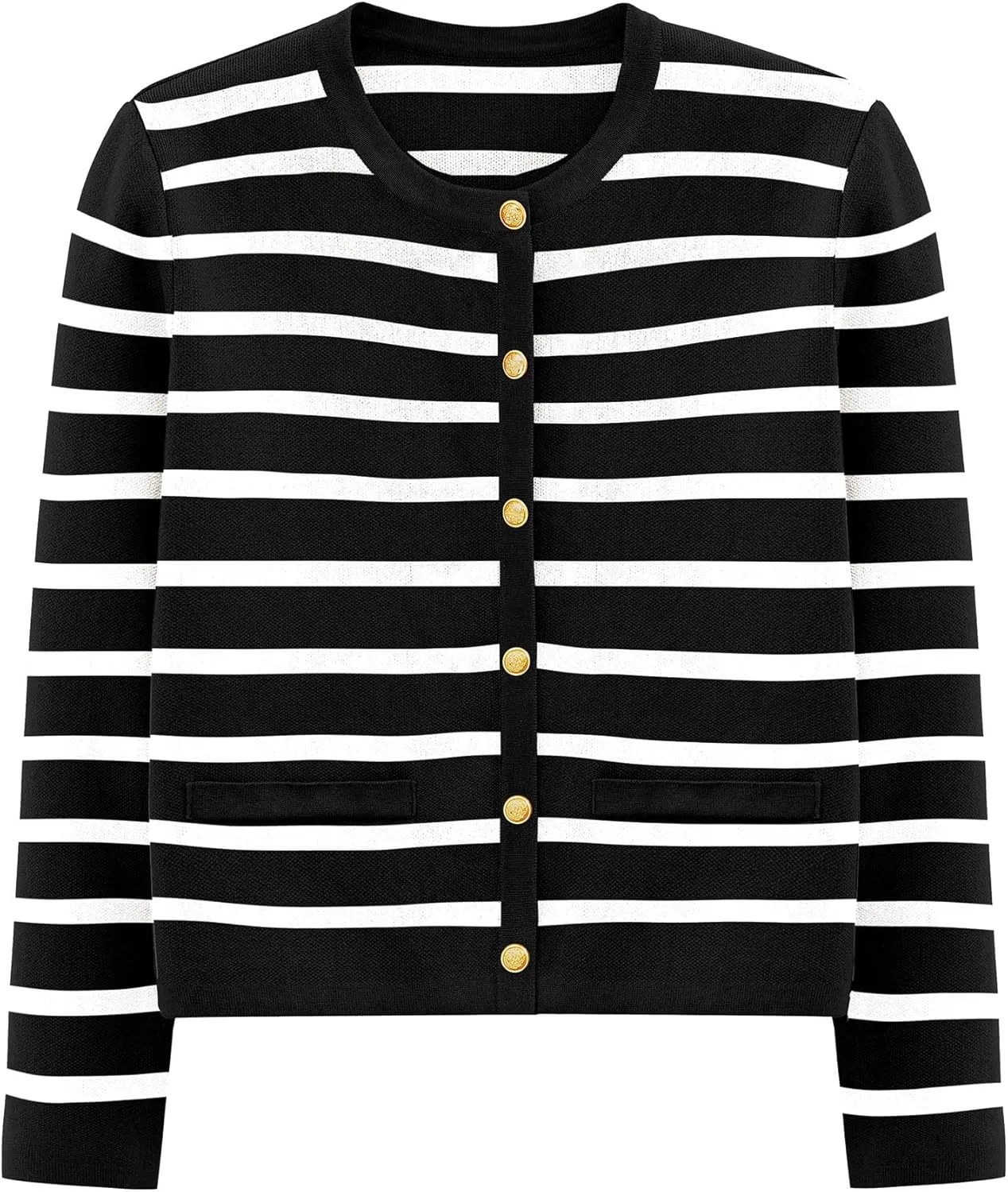 PRETTYGARDEN Women's Winter Cardigan Sweaters Button Down Open Front Long Sleeve Knit Cardigans Shirt Trendy Outerwear