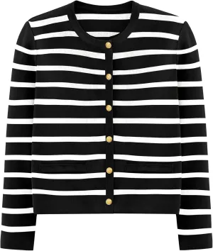 PRETTYGARDEN Women's Winter Cardigan Sweaters Button Down Open Front Long Sleeve Knit Cardigans Shirt Trendy Outerwear