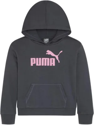 PUMA Girls' Core Logo Fleece Pullover Hoodie