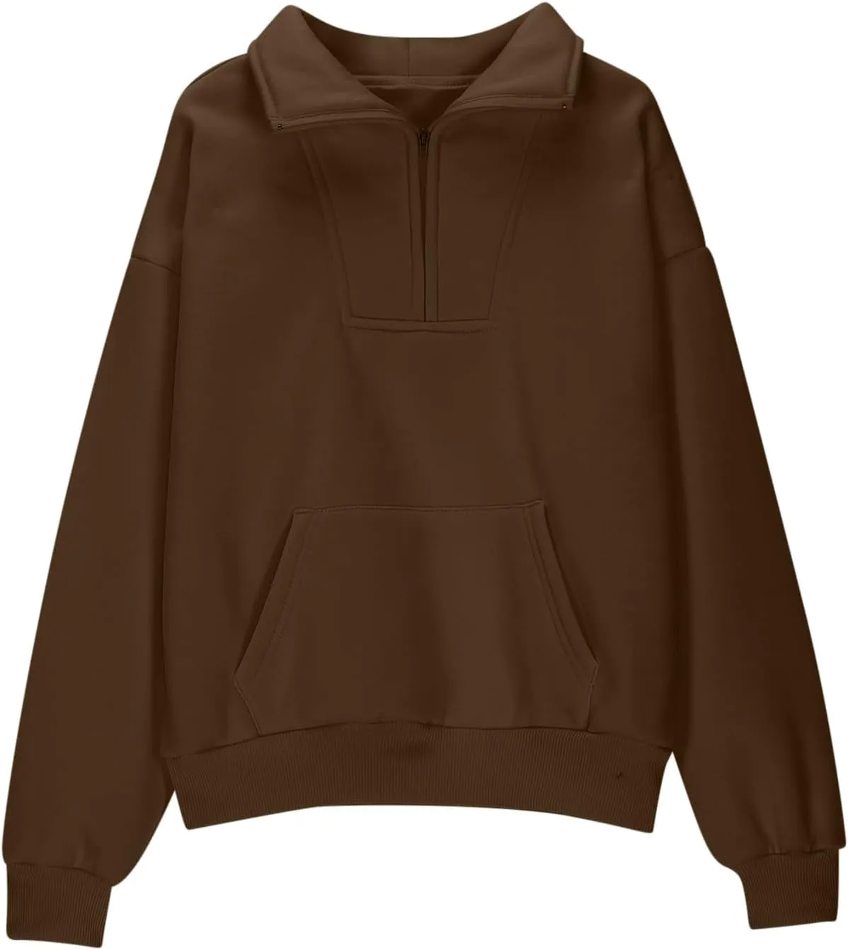 RKSTN Boys Girls Half Zip Sweatshirt Fleece Quarter Zip Pullover Sweatshirts Fall Tops with Pockets Thumb Hole
