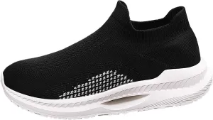 SBGMoSJ Slip On Sneakers Women Size 8 Wide Slip On Walking Shoes Women Black Women's Tennis Shoes Size 7 Wide Womens Shoes Sneakers Slip On Wide Tennis Shoes Womens Black and Tan