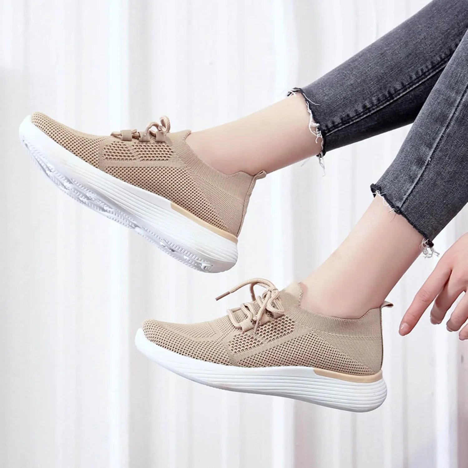 SBGMoSJ Women Sneakers Black Casual Zapatos CModos Para Embarazadas Wide Width White Canvas Tennis Shoes for Women Women Sneakers Size 6 Wide Women Orthopedic Sneakers Wide