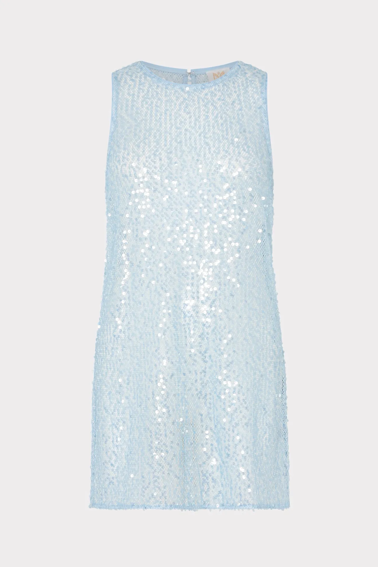 Sequin Mesh Mini Cover-Up Dress