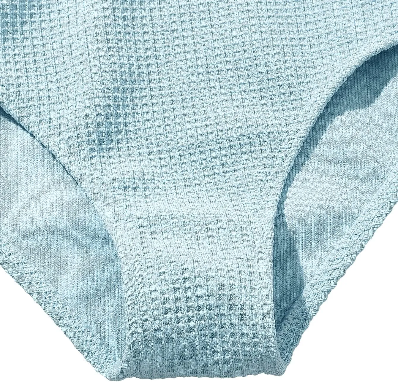 SHENHE Girl's 2 Piece High Waisted Ruffle Waffle Swimsuit Bathing Suit Bikini Sets