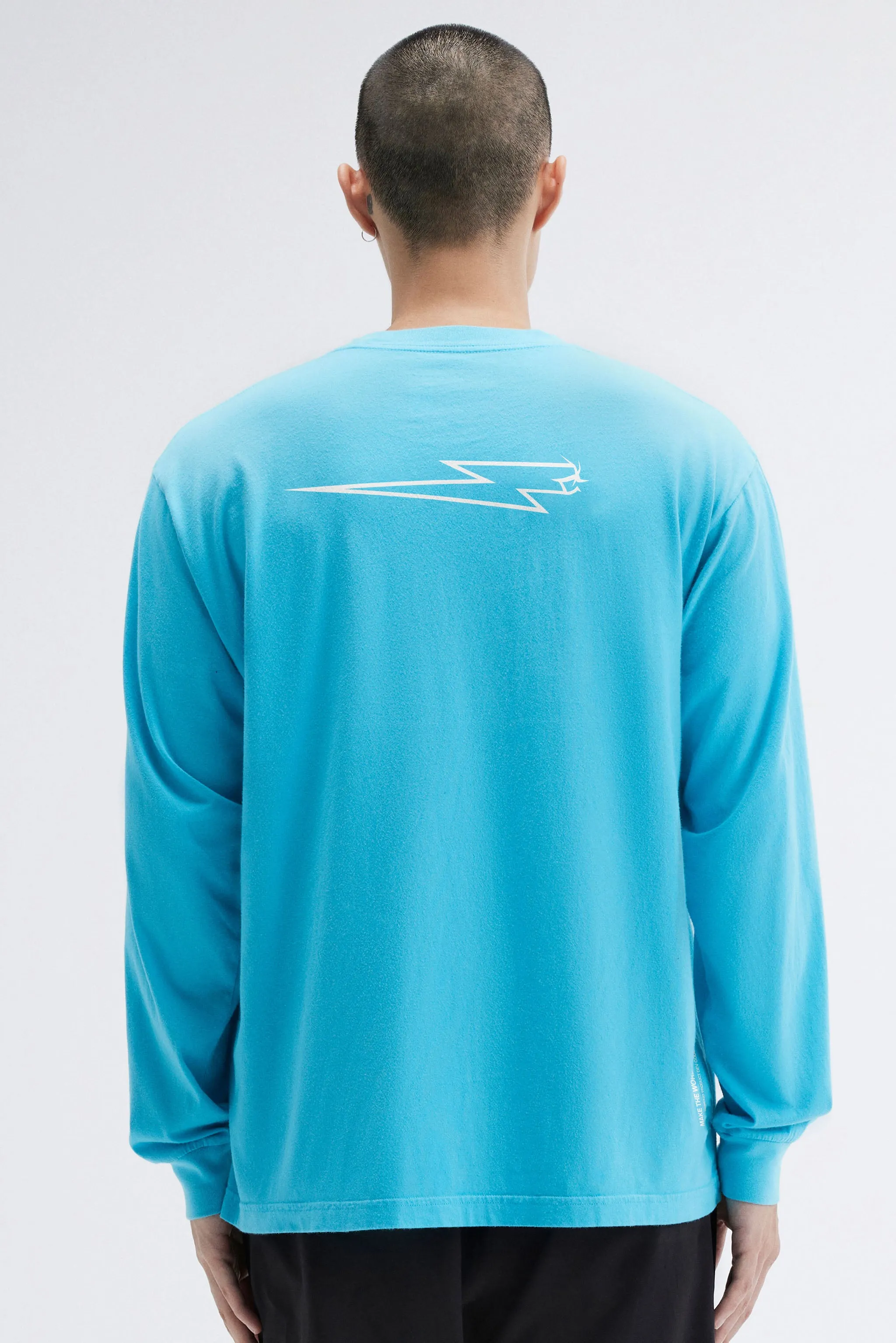 SHREDDER LS TEE - ELECTRIC BLUE