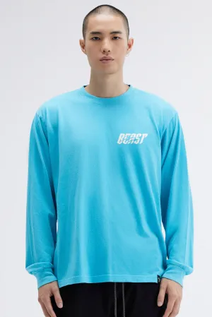 SHREDDER LS TEE - ELECTRIC BLUE