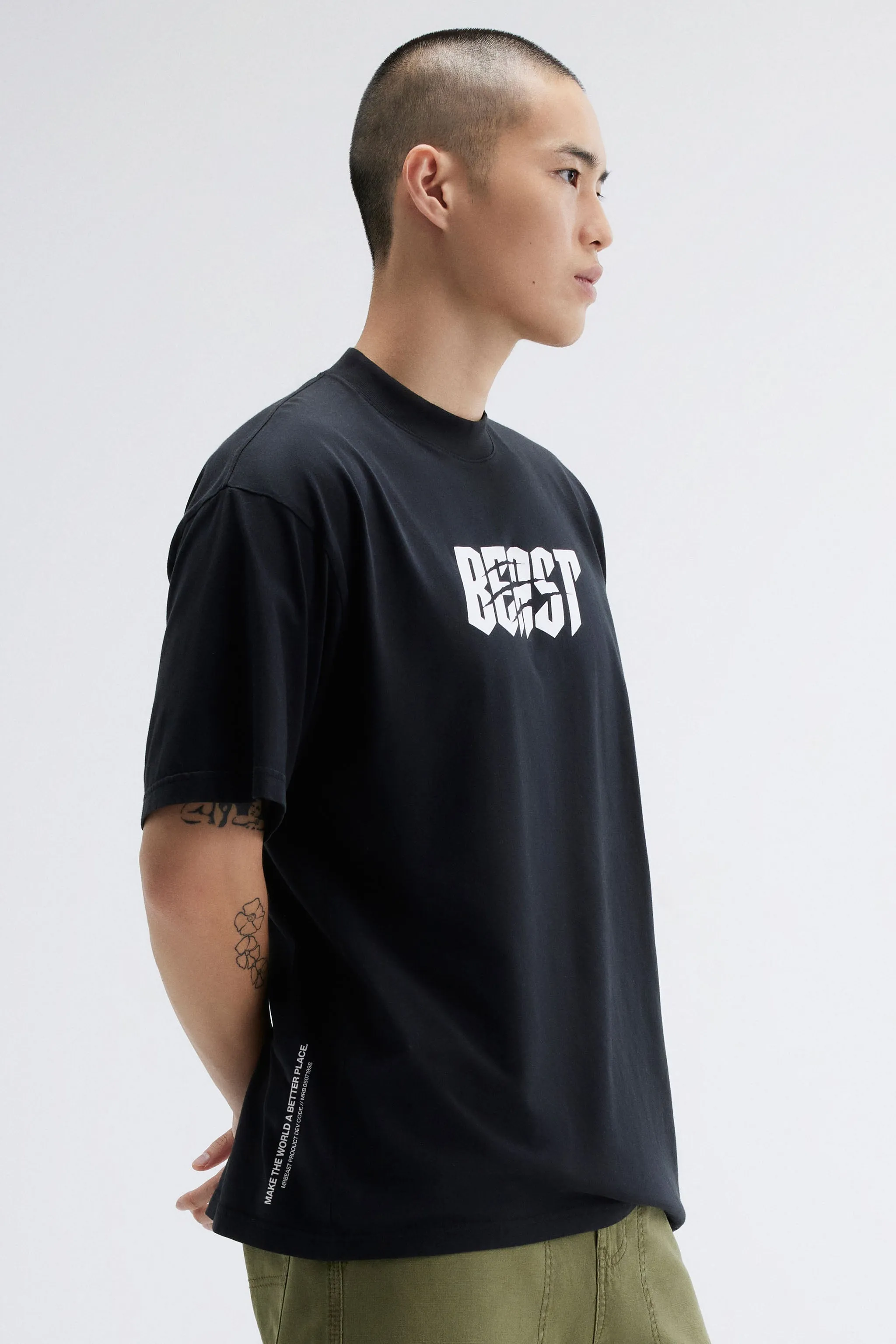 SHREDDER SS TEE - BLACK
