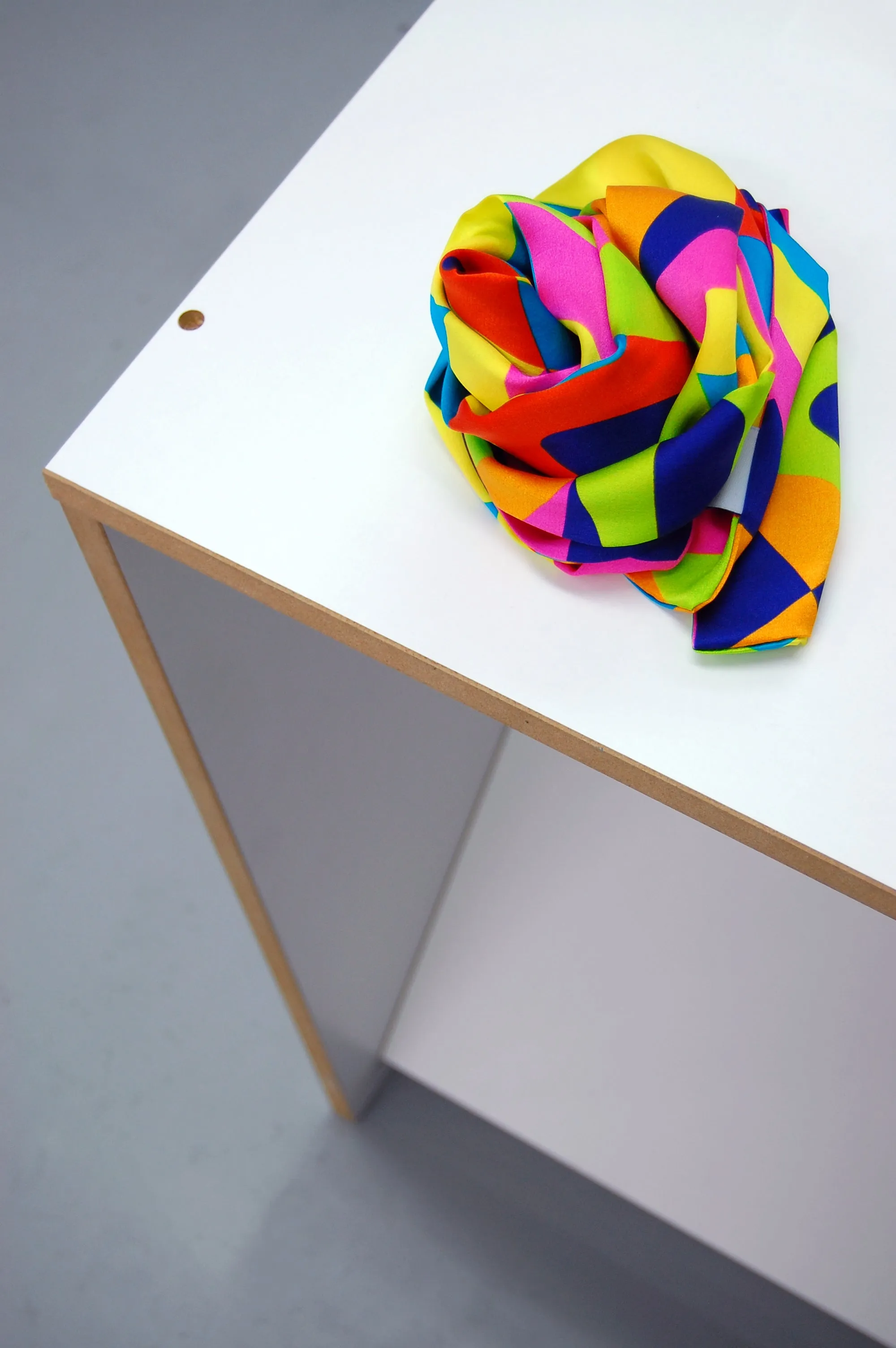 Silk scarf, Blocker