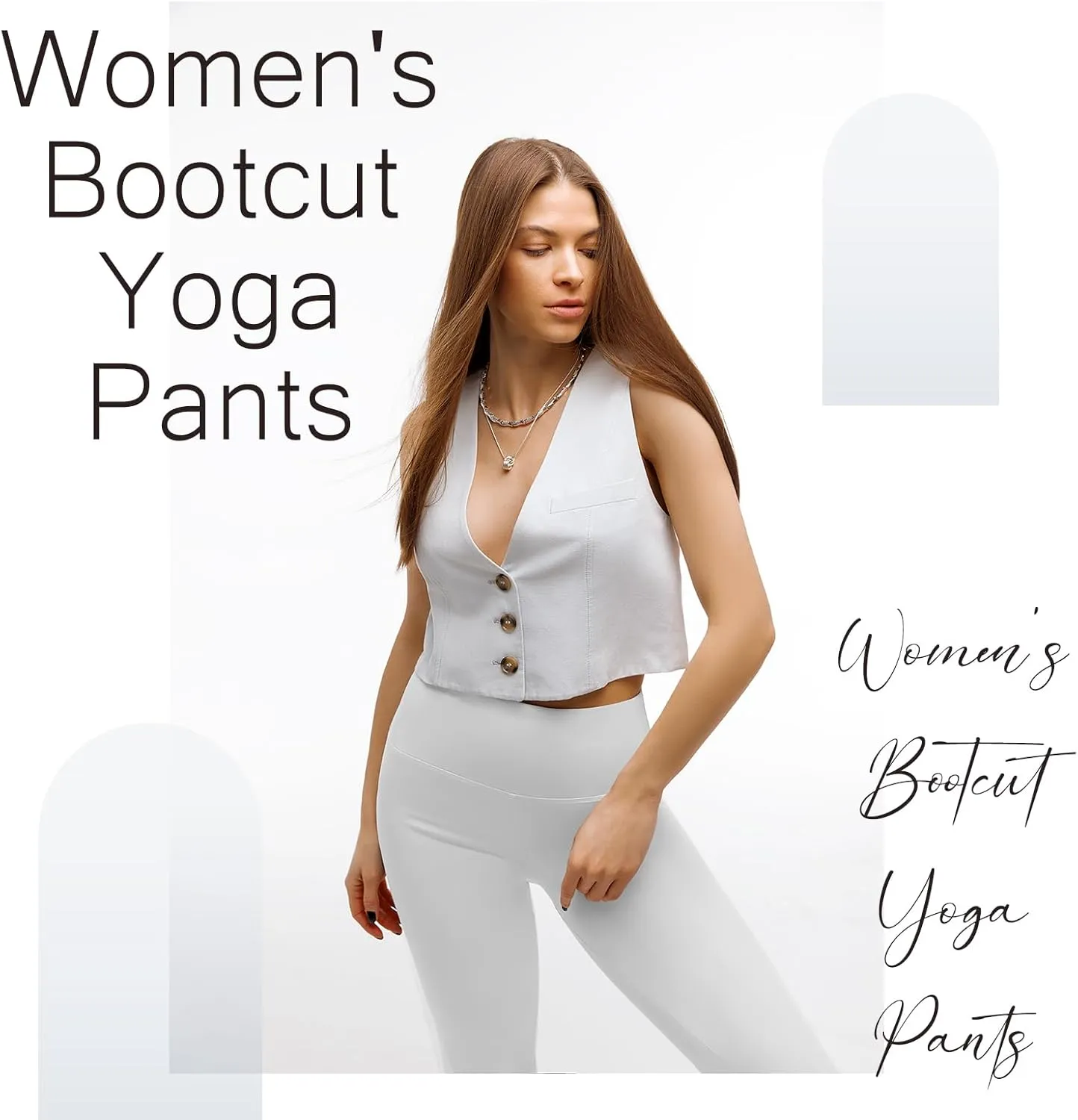 SINOPHANT Flare Leggings for Women, High Waisted Flared Leggings with Pockets for Women Bootcut Casual Workout Yoga Pants