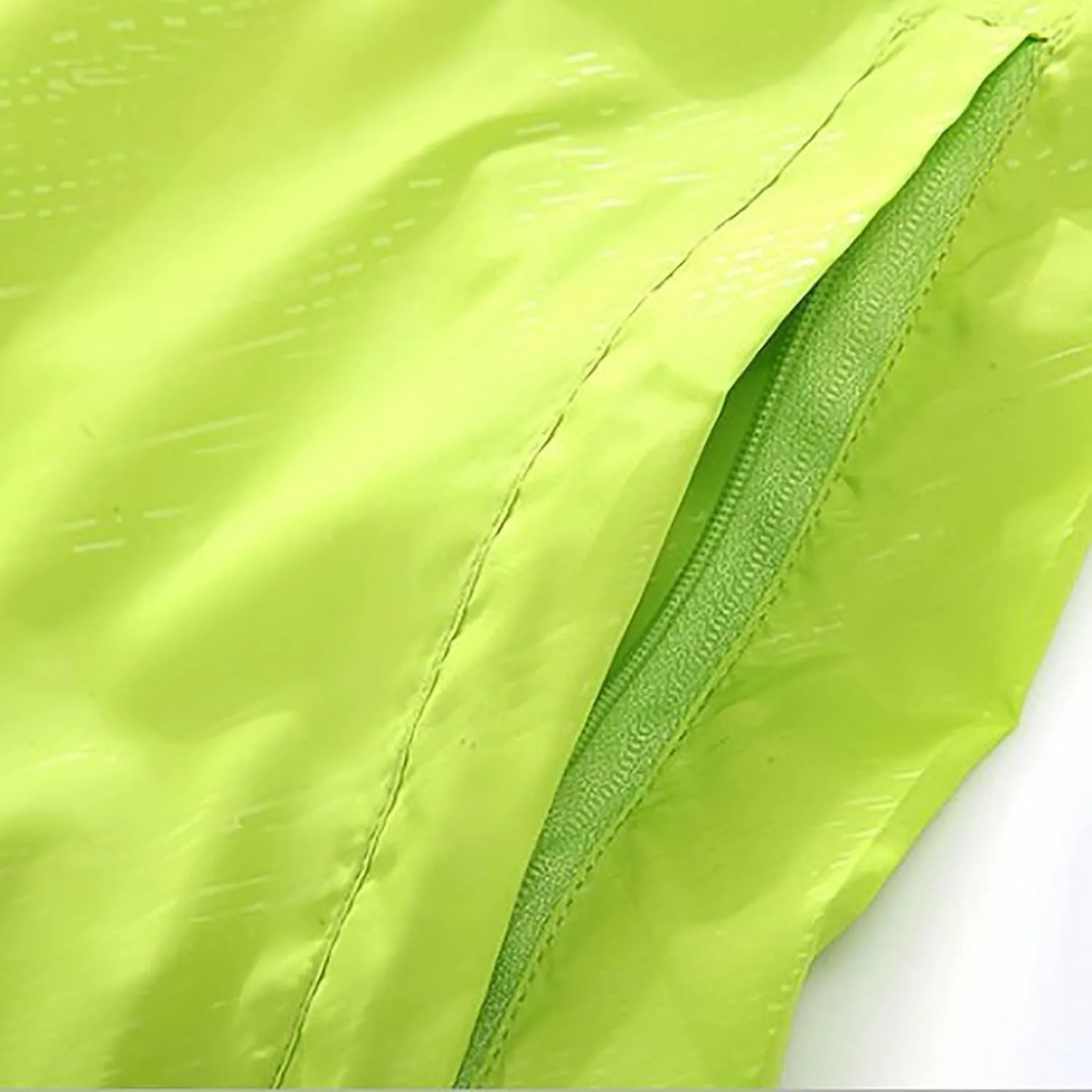 Sinzelimin Womens Sun Protection Jacket Lightweight Zipper Long Sleeves Hooded Windbreaker Jackets Raincoats with Storage Bag