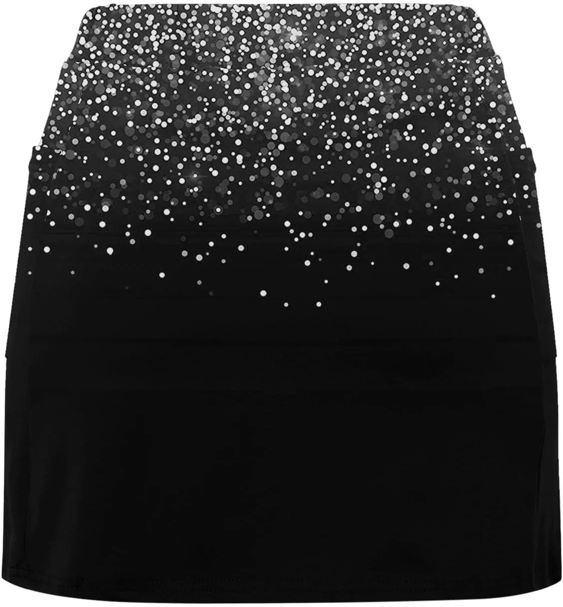 Skorts for Women Dressy Casual Summer High Waist Plus Size Skirts with Shorts Athletic Tummy Control Tennis Skirt Yoga Skort