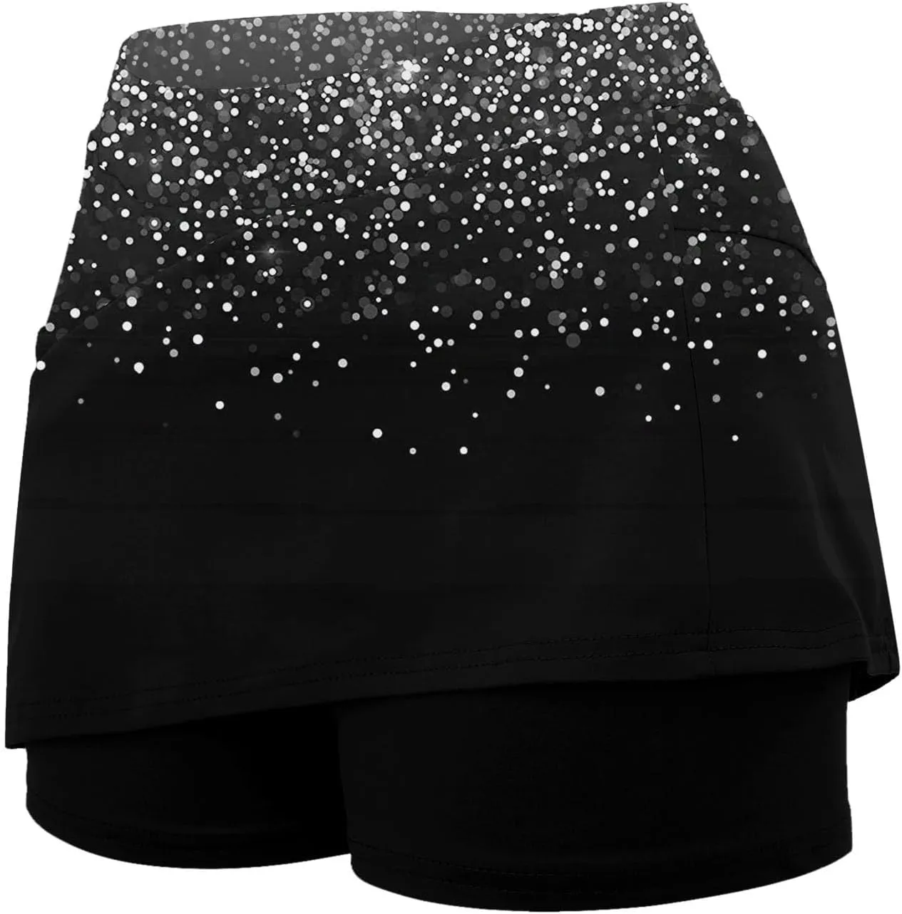 Skorts for Women Dressy Casual Summer High Waist Plus Size Skirts with Shorts Athletic Tummy Control Tennis Skirt Yoga Skort