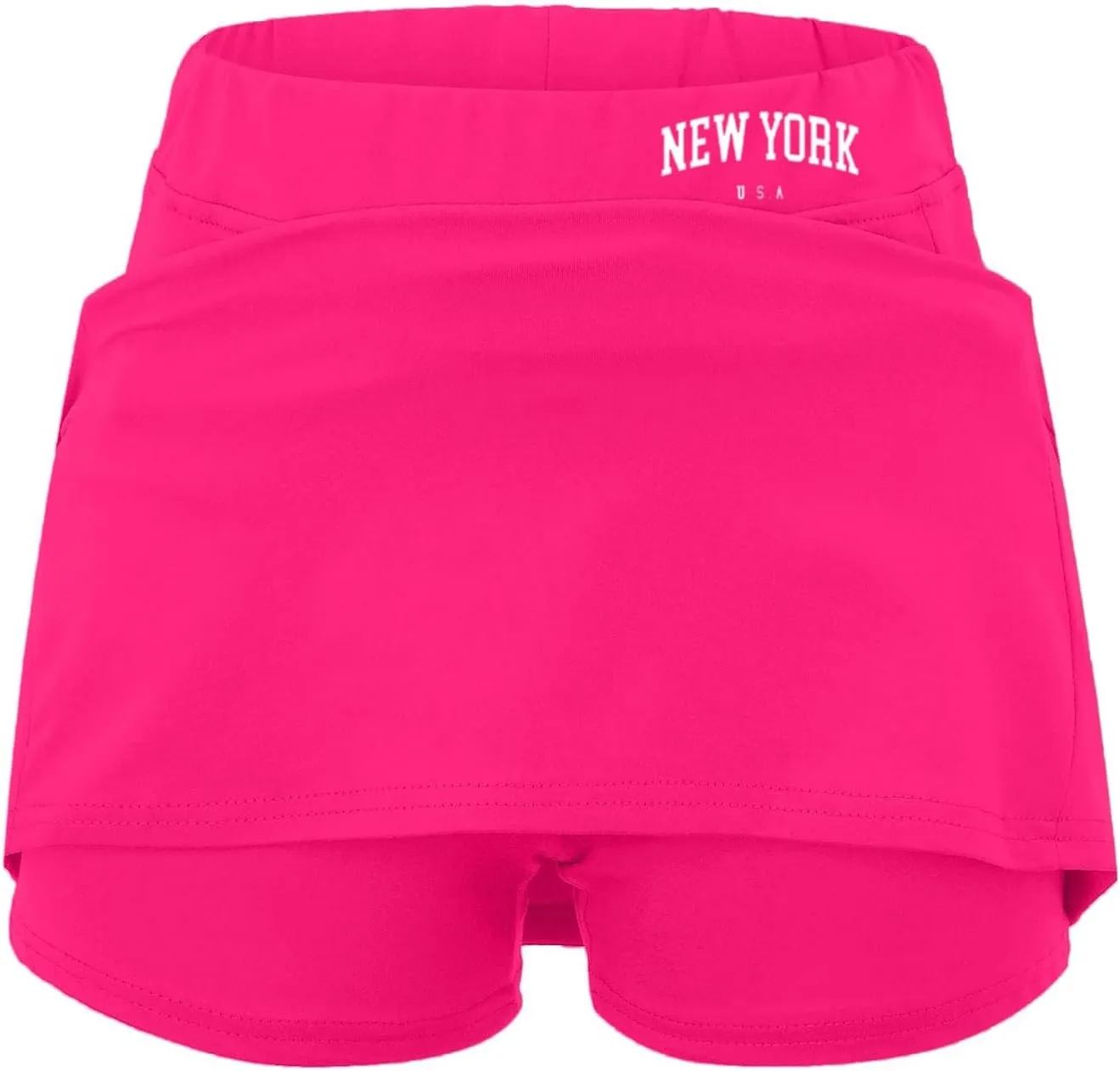 Skorts for Women with Pocket Casual Plus Size Tum Control Tennis Skirts with Shorts Neath High Waist Golf Skirt