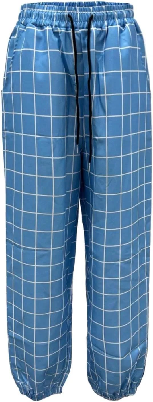Slim Fit Plaid Chino Pants for Men Flat-Front Stretch Dress Pants Business Pencil Suit Pant Casual Skinny Golf Pant