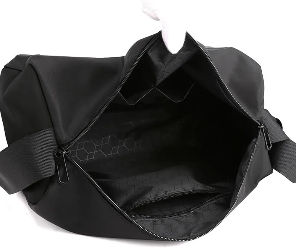 Small Sports Gym Duffle Bag, Waterproof Workout Bag, Lightweight Mini Gym Bag for Men & Women, Wet Pocket, Shoes Compartment