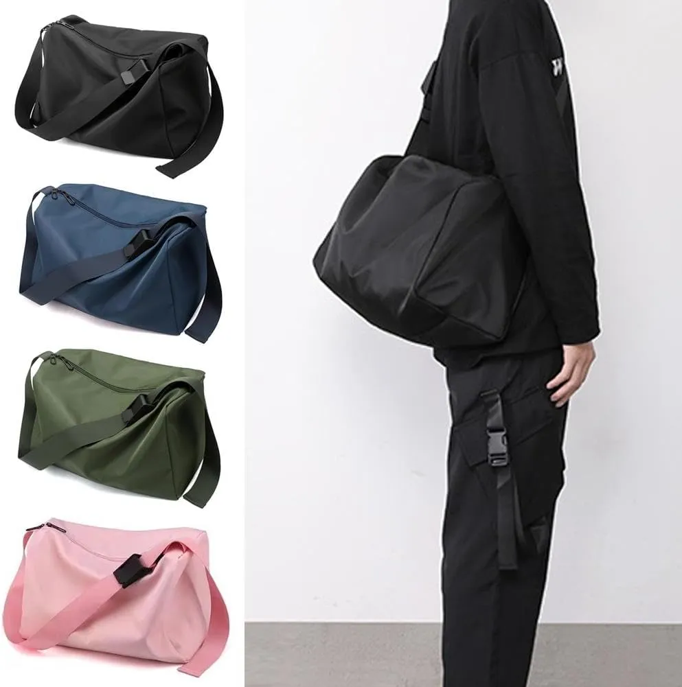 Small Sports Gym Duffle Bag, Waterproof Workout Bag, Lightweight Mini Gym Bag for Men & Women, Wet Pocket, Shoes Compartment