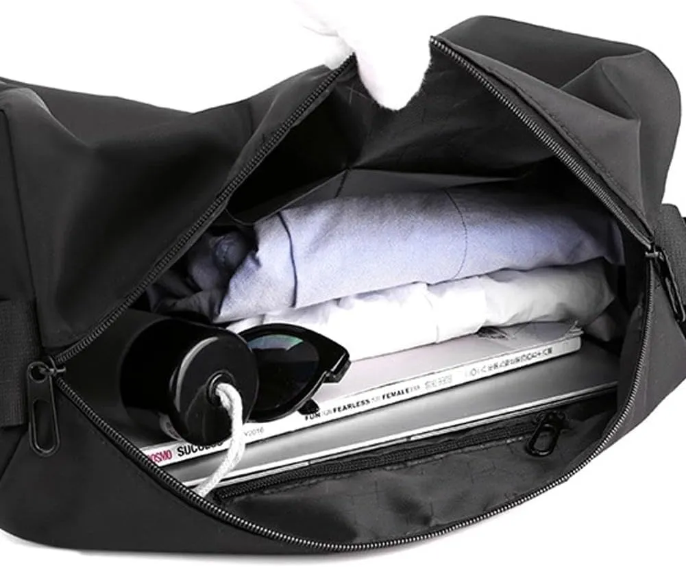 Small Sports Gym Duffle Bag, Waterproof Workout Bag, Lightweight Mini Gym Bag for Men & Women, Wet Pocket, Shoes Compartment
