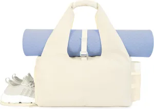 sportsnew Yoga Gym Bags for Women with Shoes Compartment & Wet Dry Storage Pockets & Adjustable Yoga Mat Holder, Patent Pending