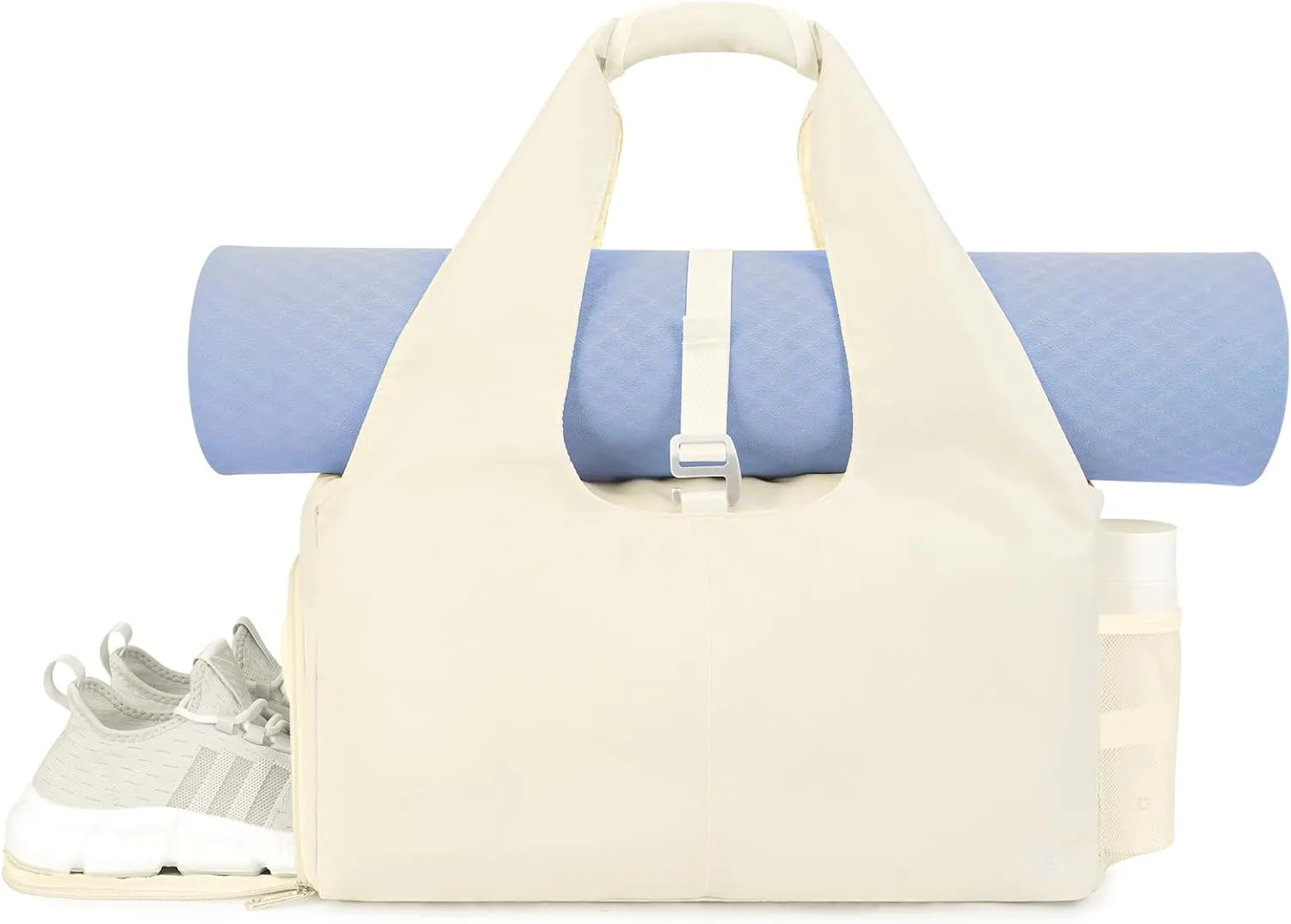 sportsnew Yoga Gym Bags for Women with Shoes Compartment & Wet Dry Storage Pockets & Adjustable Yoga Mat Holder, Patent Pending