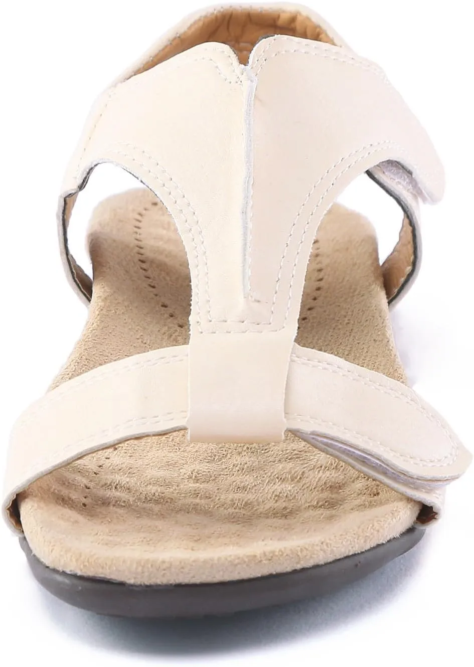 SuanlaTDS Platform Sandals for Women Orthopedic Arch Support Wedge Walking Shoes 2025 Comfortable Summer Dressy Casual Open Toe Adjustable Ankle Strap Outdoor Beach Thick Sole Sandal