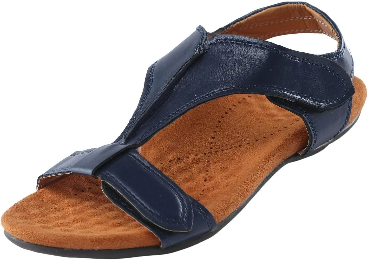 SuanlaTDS Platform Sandals for Women Orthopedic Arch Support Wedge Walking Shoes 2025 Comfortable Summer Dressy Casual Open Toe Adjustable Ankle Strap Outdoor Beach Thick Sole Sandal