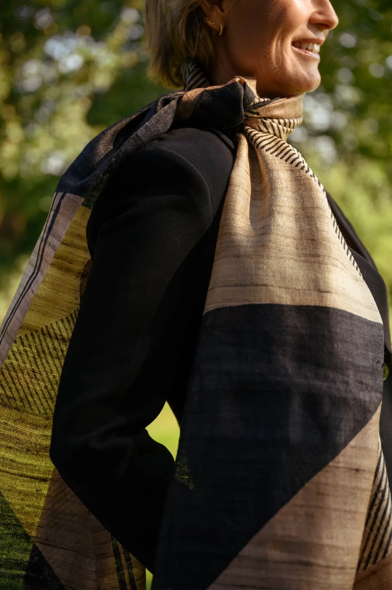 Talc Peace Silk Scarf