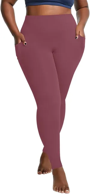 TANGNADE Plus Size Women Yoga Leggings with Pockets High Waist Elastic Fitness Trouser Oversize Leggings Yoga Clothes