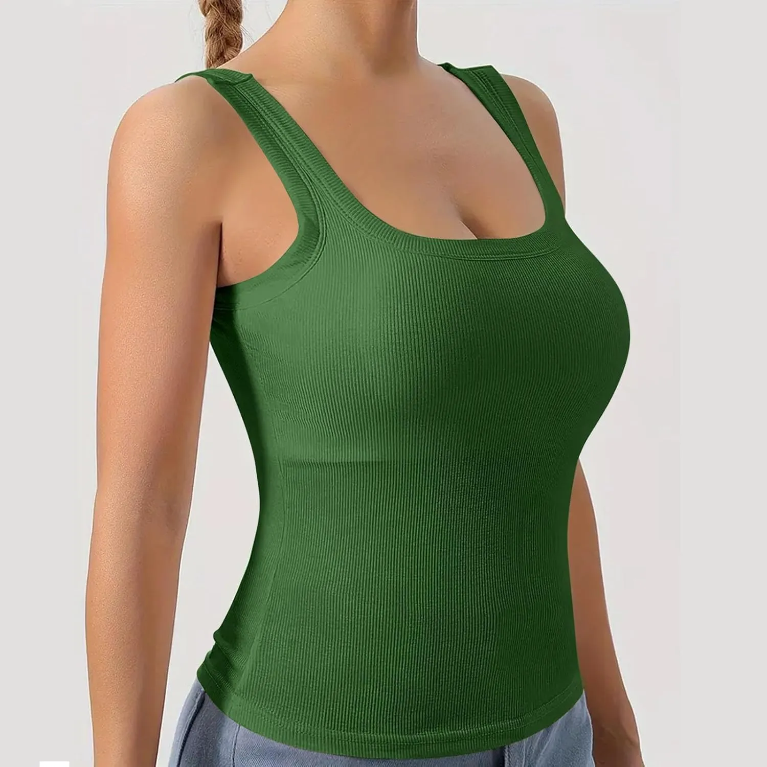 Tank Tops with Built in Bras, Workout Tops Built in Bra, Crop Top with Built in Bra, Tube Top with Built in Bra