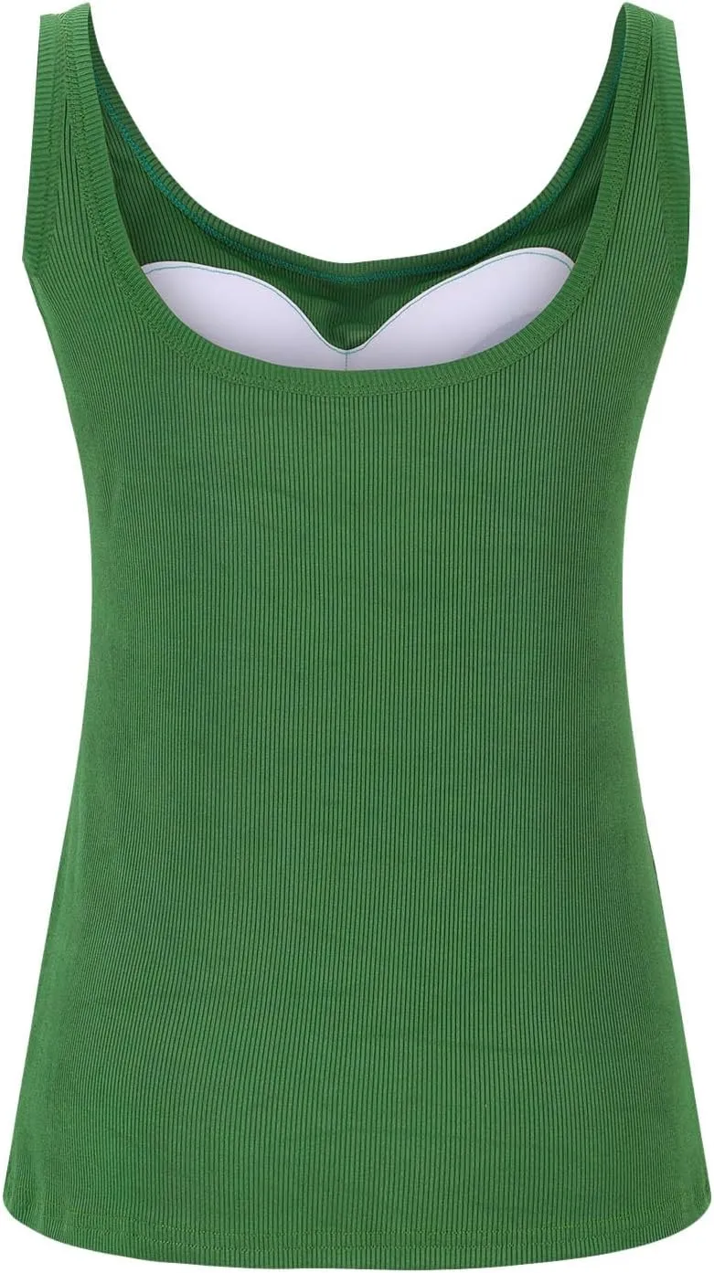 Tank Tops with Built in Bras, Workout Tops Built in Bra, Crop Top with Built in Bra, Tube Top with Built in Bra
