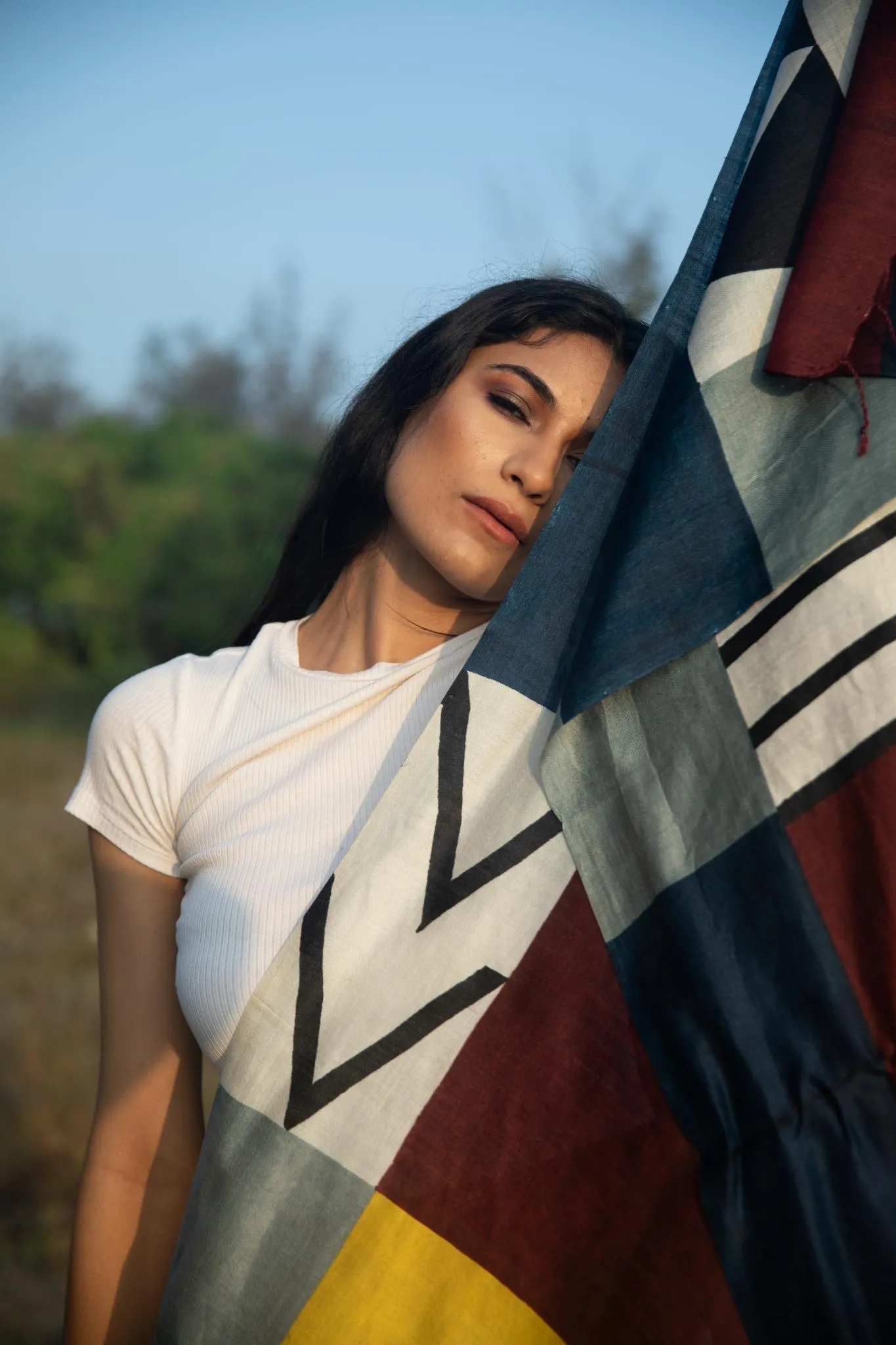 The 'Athangudi' Eri Silk Scarf