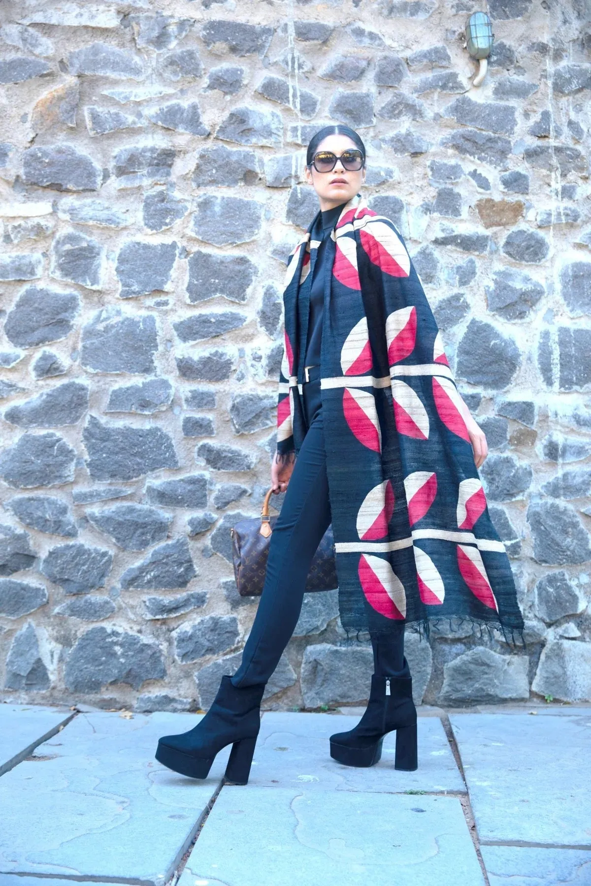 The 'Bada Alu' Tussar Silk Scarf