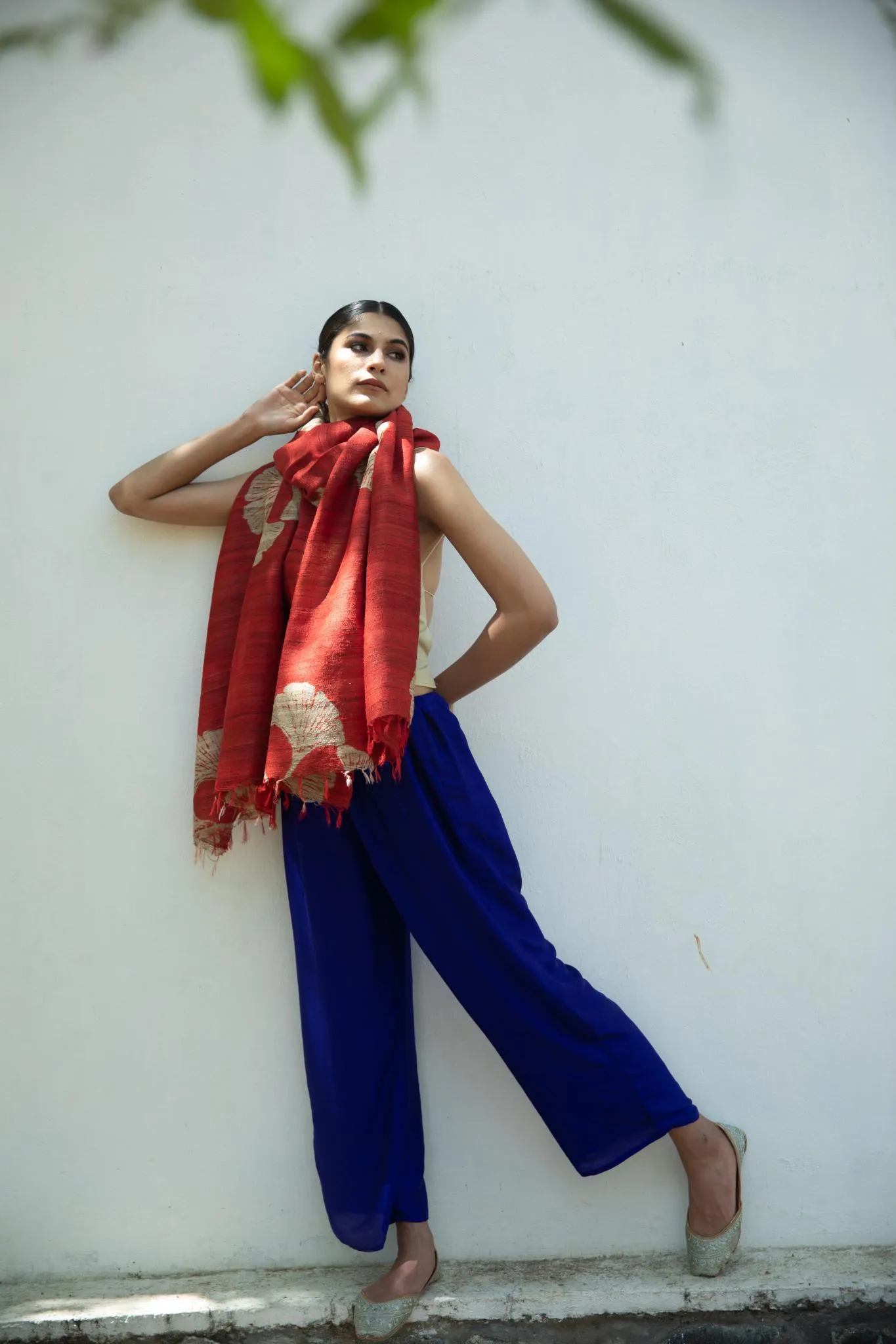 The 'Icho' Tussar Silk Blanket Scarf