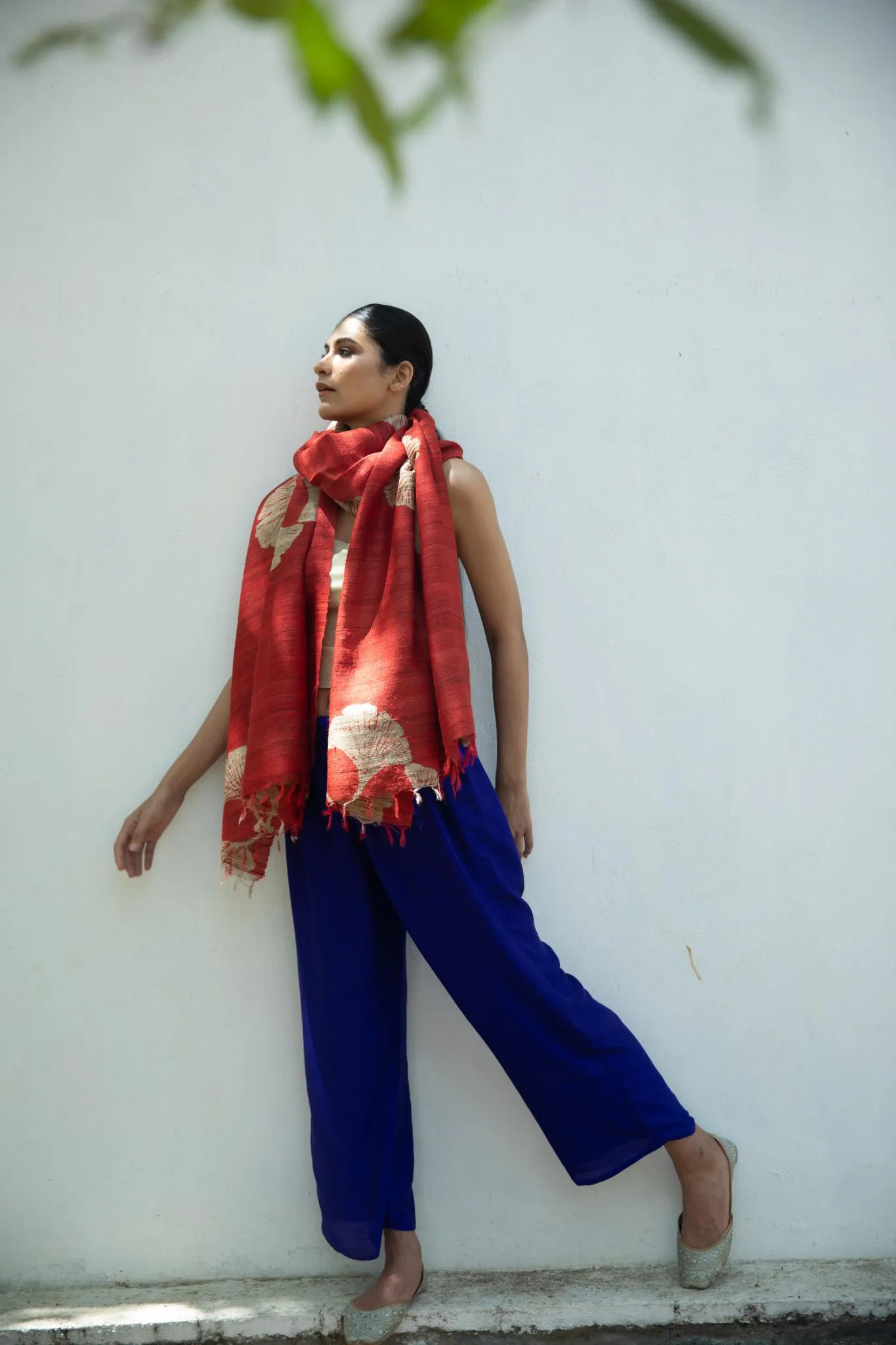 The 'Icho' Tussar Silk Blanket Scarf