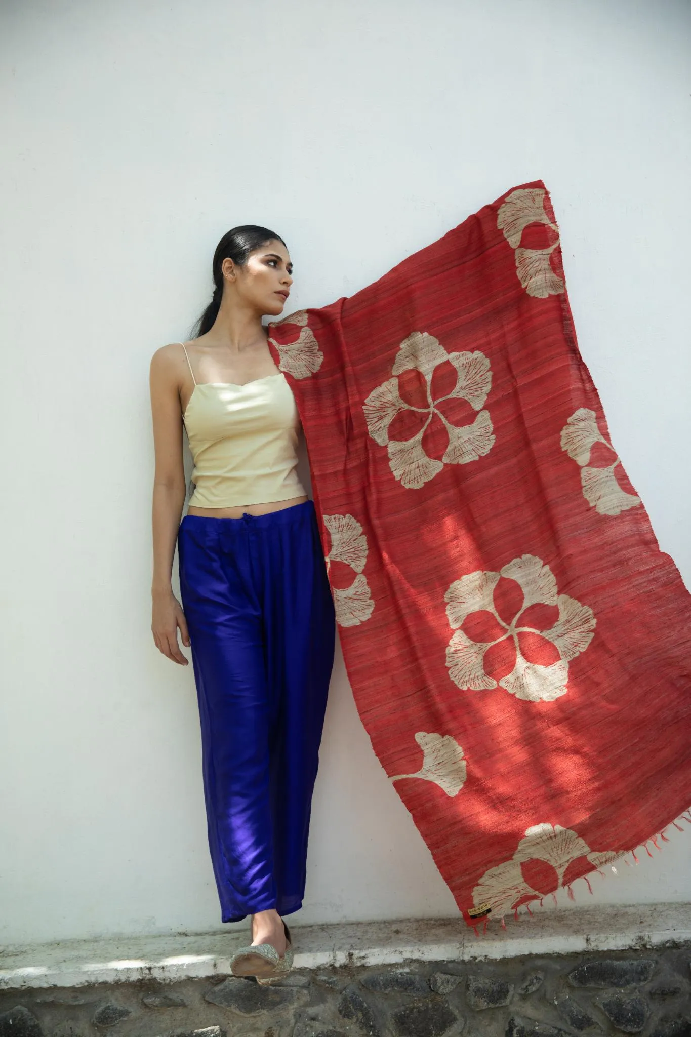 The 'Icho' Tussar Silk Blanket Scarf
