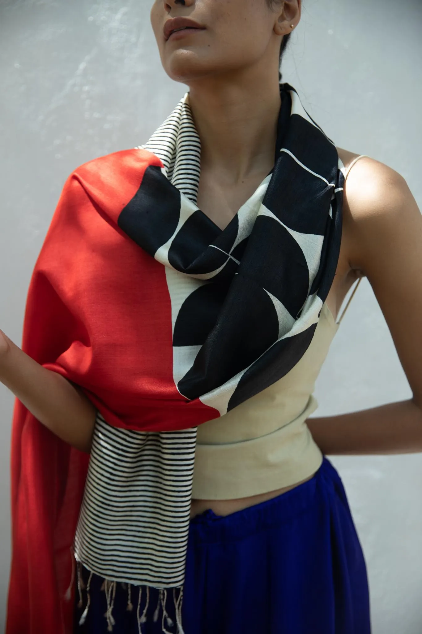 The 'Moon' Eri Silk Scarf