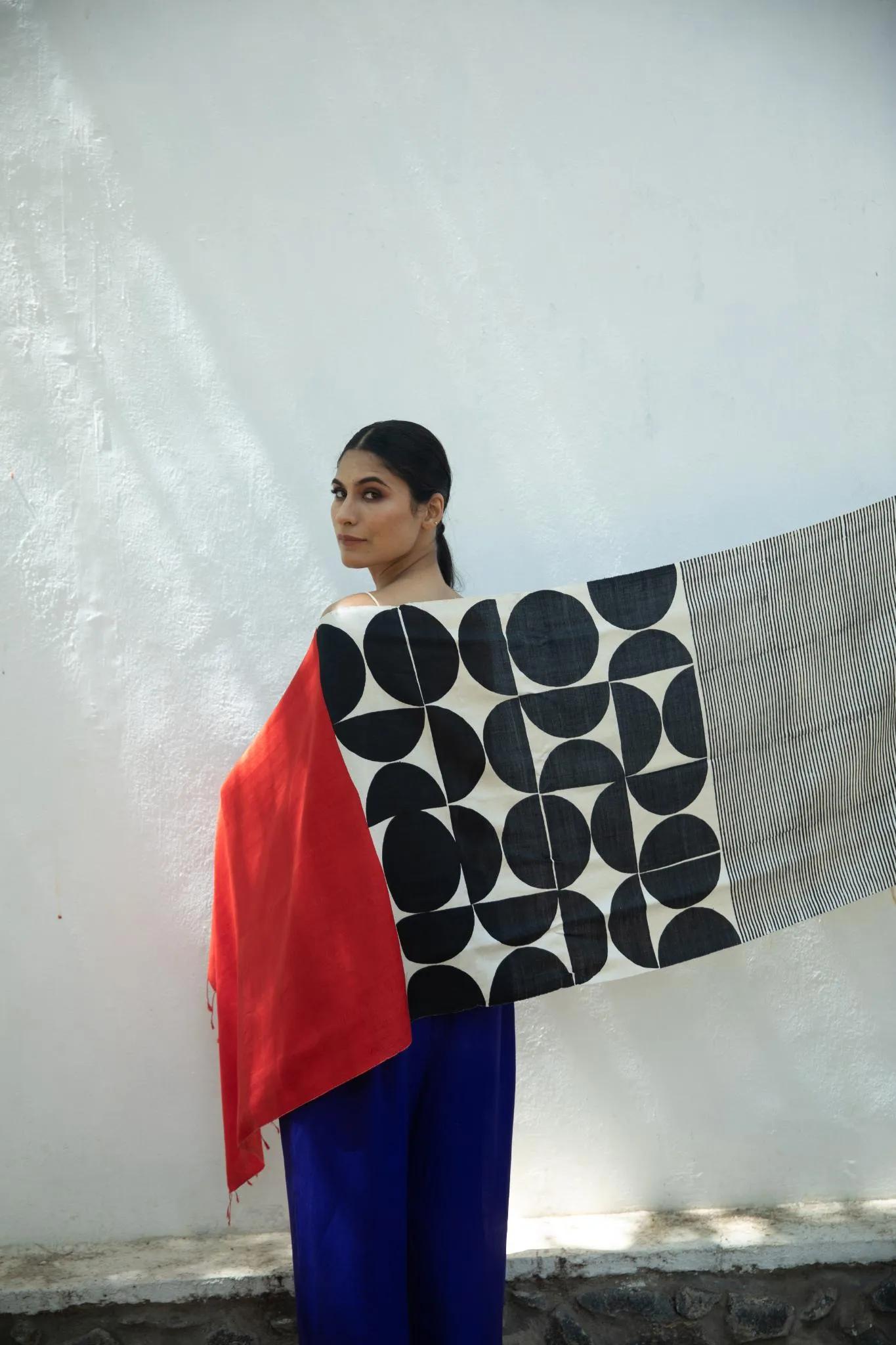 The 'Moon' Eri Silk Scarf