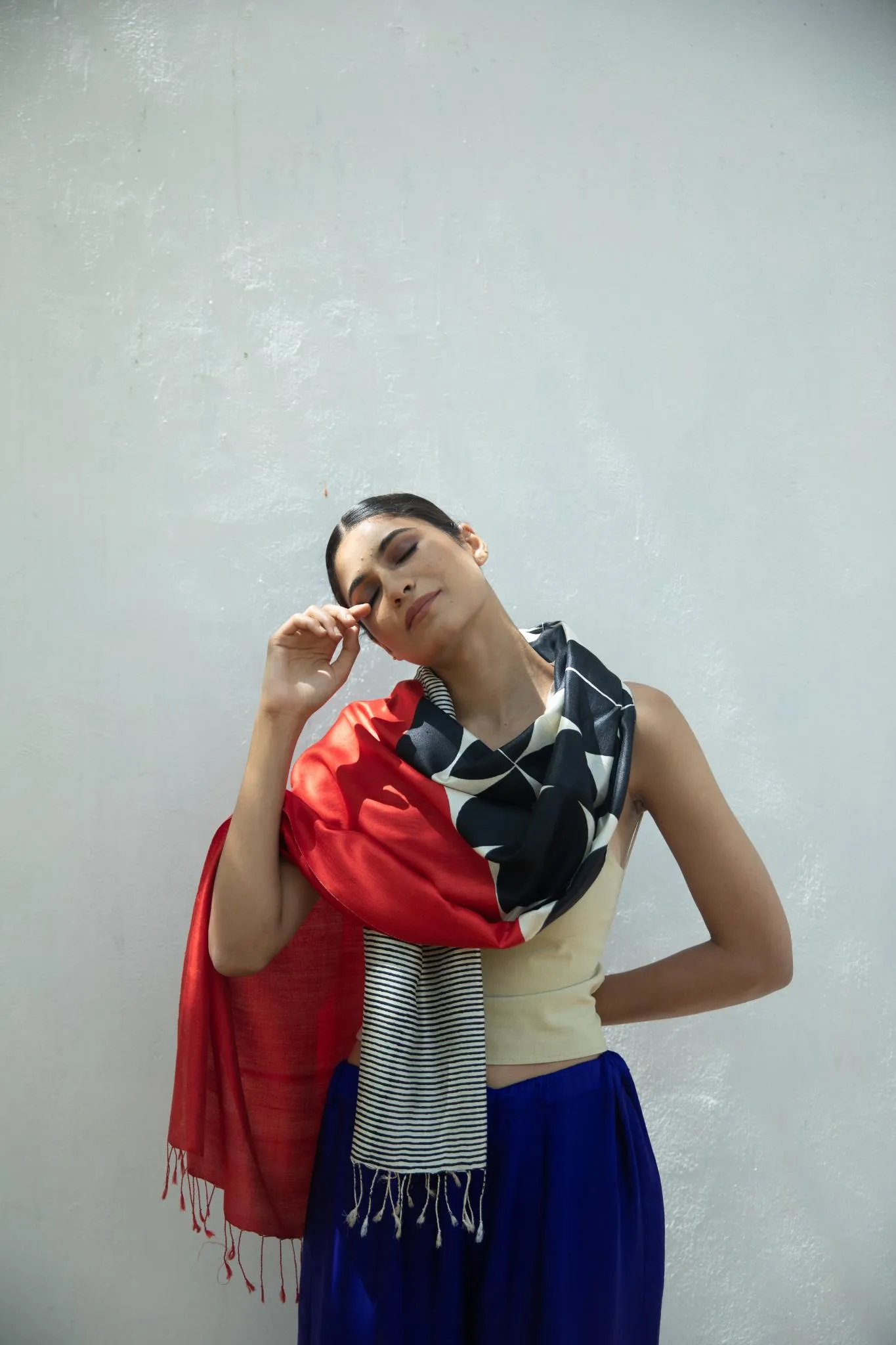 The 'Moon' Eri Silk Scarf