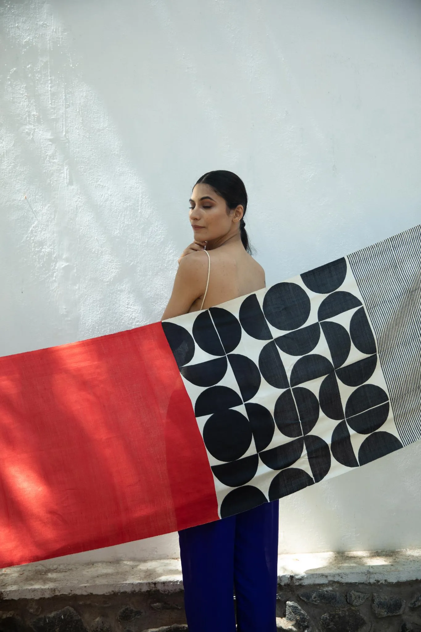 The 'Moon' Eri Silk Scarf