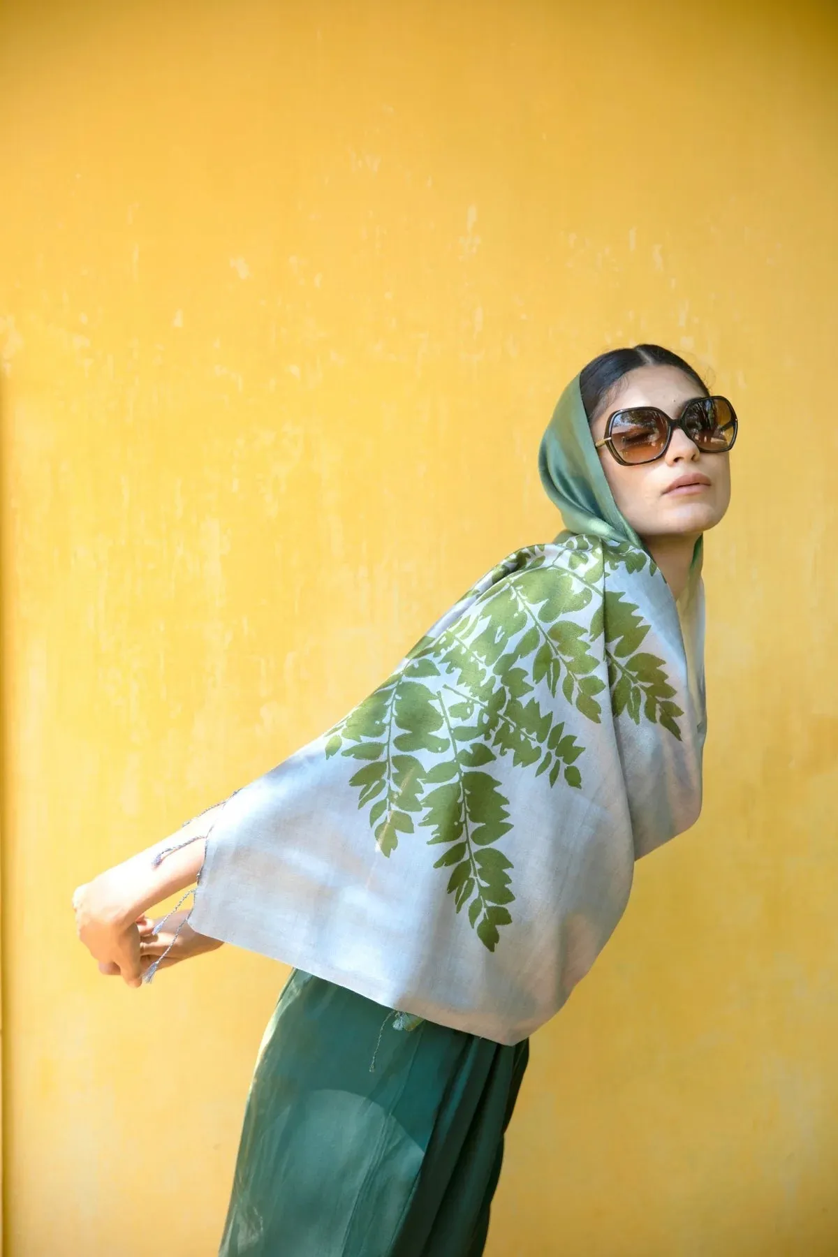 The 'Nivar' Eri Silk Scarf