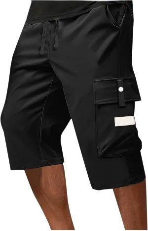 Track Trousers Men Pajama Beach Hiking Joggers Outfits Swim Business with Pockets Casual Travel Yoga Cargo Joggers
