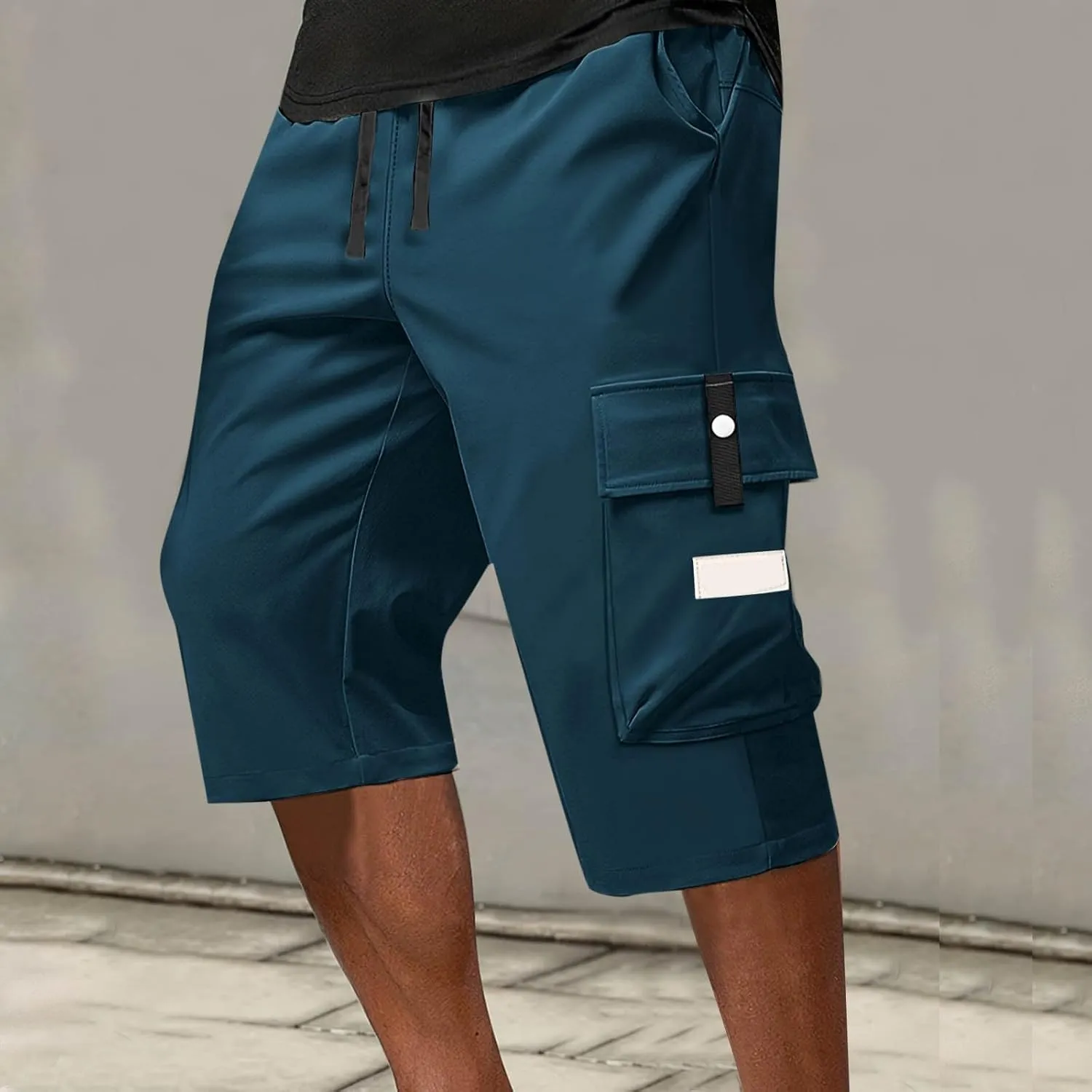 Track Trousers Men Pajama Beach Hiking Joggers Outfits Swim Business with Pockets Casual Travel Yoga Cargo Joggers