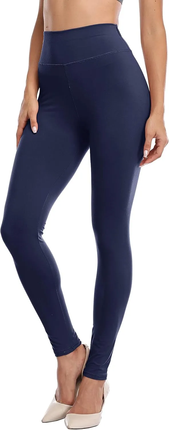 VESHINE Womens High Waisted Leggings Waist Control Yoga Pants Workout Tights Super Soft Trousers