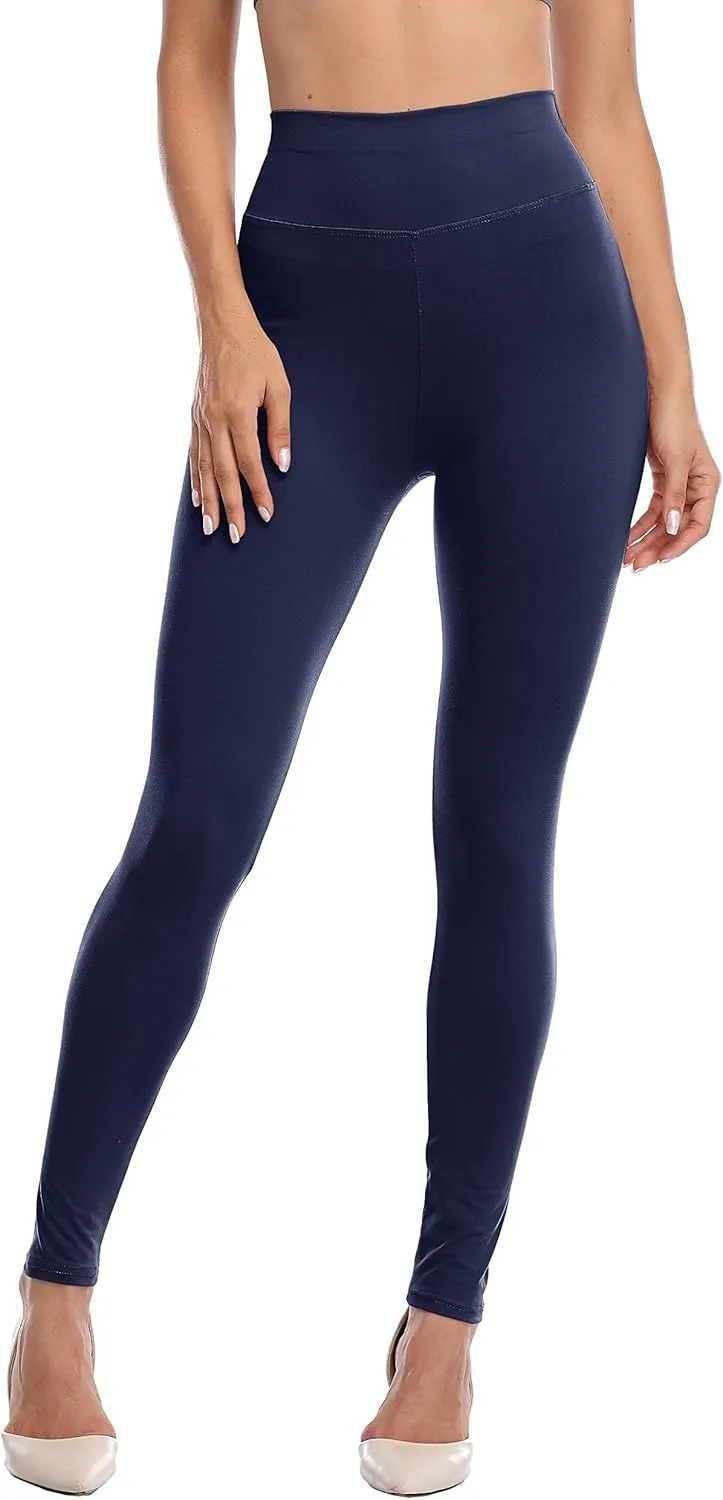 VESHINE Womens High Waisted Leggings Waist Control Yoga Pants Workout Tights Super Soft Trousers