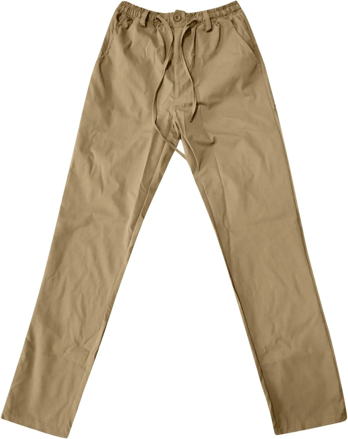 Vickyleb Men's Hiking Pants Relaxed Fit Lightweight Quick Dry Stretch Joggers Running Workout Casual Drawstring Trousers