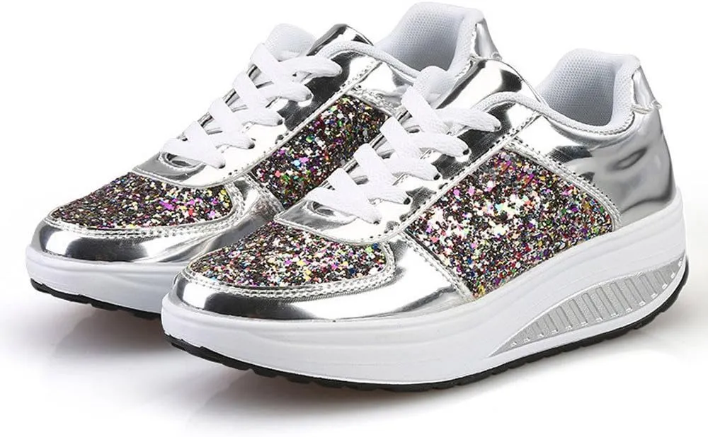 Wedge Fashion Sneakers for Women 2023 Zapatos CModos Y Elegantes De Piso para Mujer Women's Running Shoes Black and White Black Casual Sneakers for Women Platform Women's Black Slip On Dress Shoes