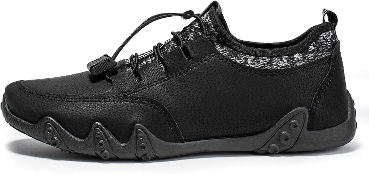 White Sneakers for Women Comfortable White Non Slip Shoes for Women Nurse Black Flats Shoes Women Arch Support Dressy Comfort Womens High Top Wedge Sneakers Comfy Work Shoes for Women Business Casual