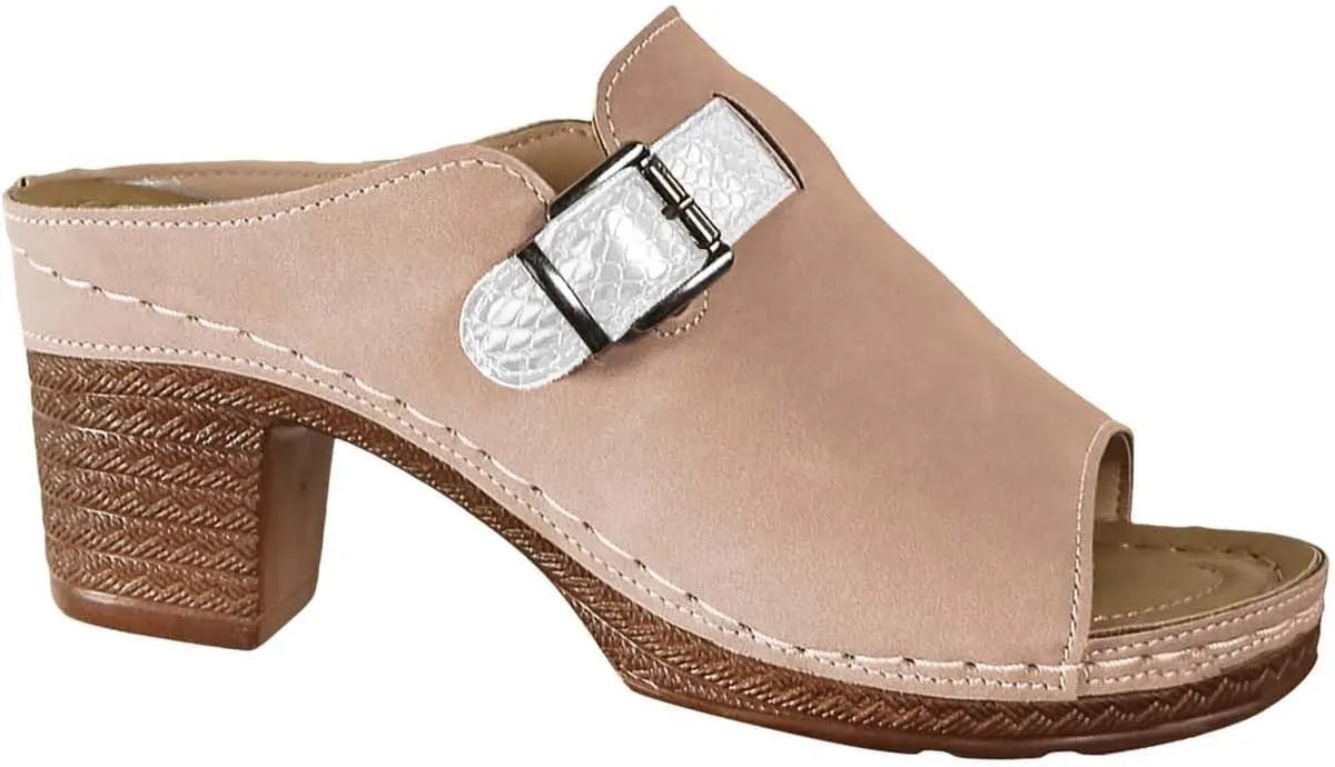 Women Low Chunky Heel Sandals Casual Open Toe Comfortable Dressy Summer Platform Sandal Orthopedic Wedges for Women Arch Support Walking Beach Trendy Slippers Lightweight Outdoor Going Out Slippers