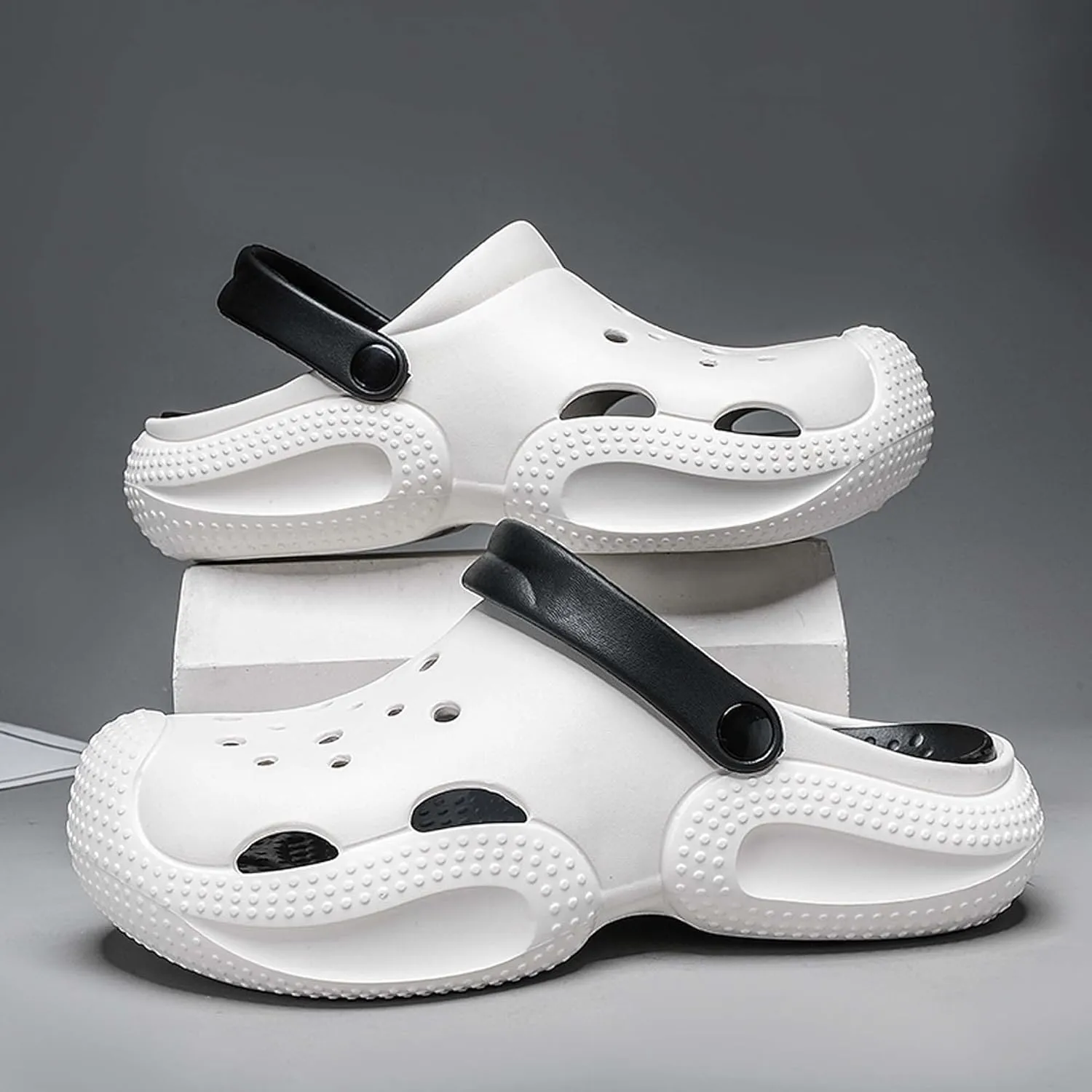 Women Men Clogs Garden Shoes Arch Support Sandals Slippers Summer Outdoor Casual Swimming Pool Beach Sandals Lightweight Soft Bottom Mule Slippers