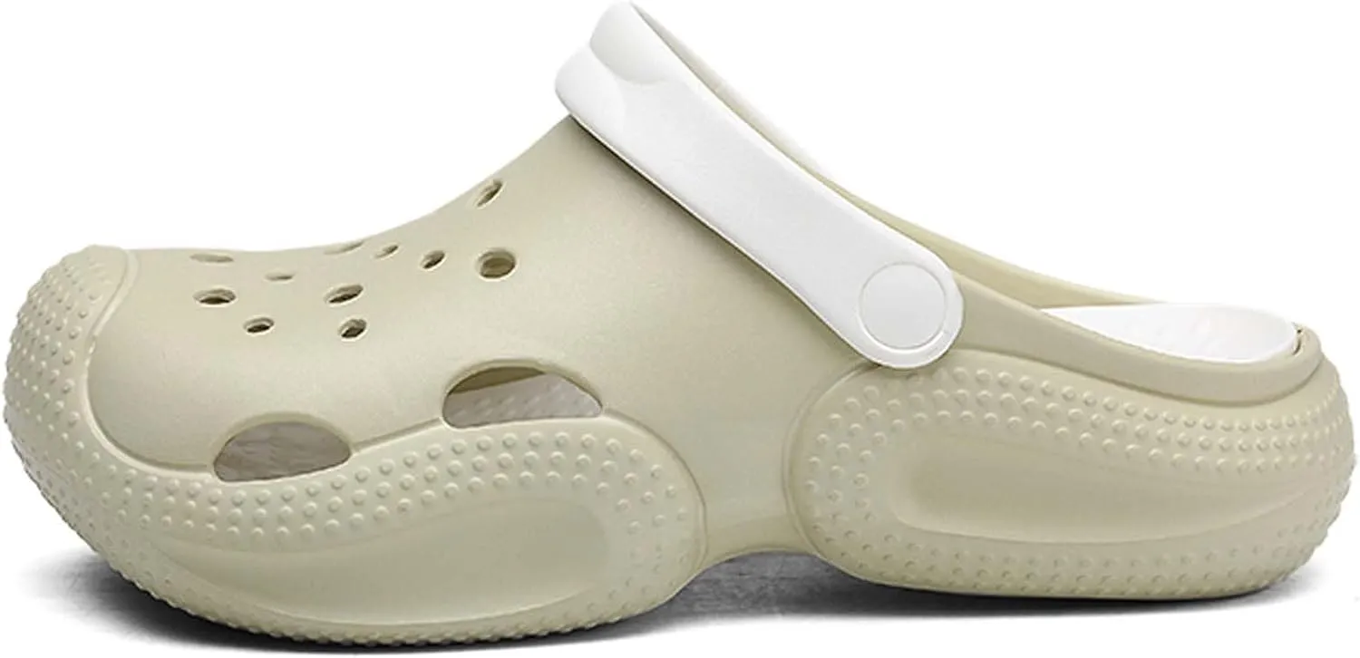 Women Men Clogs Garden Shoes Arch Support Sandals Slippers Summer Outdoor Casual Swimming Pool Beach Sandals Lightweight Soft Bottom Mule Slippers